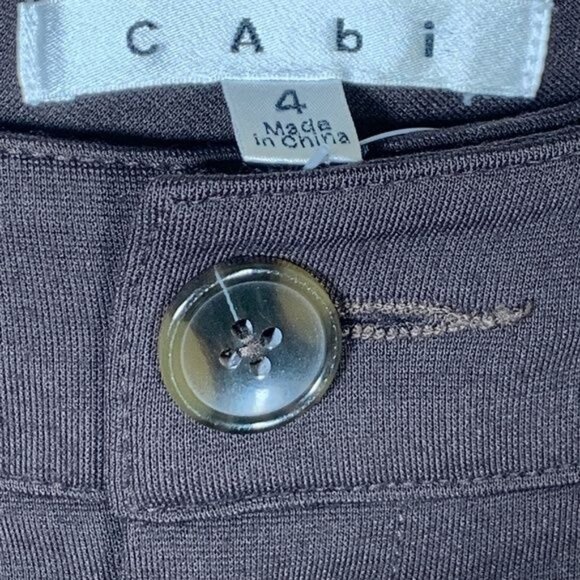 Cabi Brown Stretch Riding Pants Women’s Size 4 Zip Skinny Equestrian Style - Picture 9 of 10